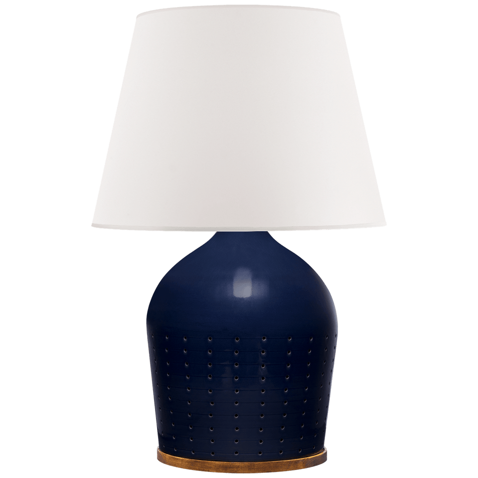 Halifax Large Table Lamp, a premium Decorative light by Visual Comfort & Co. Close - up image of its design.