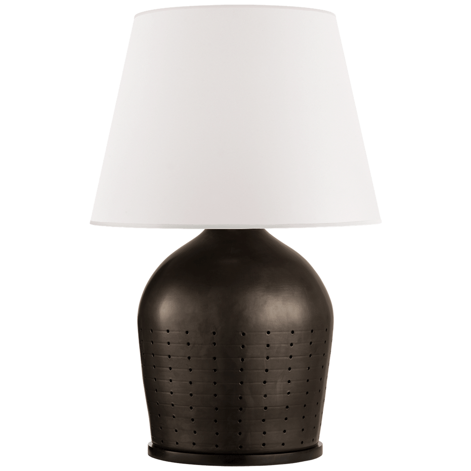 Halifax Large Table Lamp, a premium Decorative light by Visual Comfort & Co. Close - up image of its design.