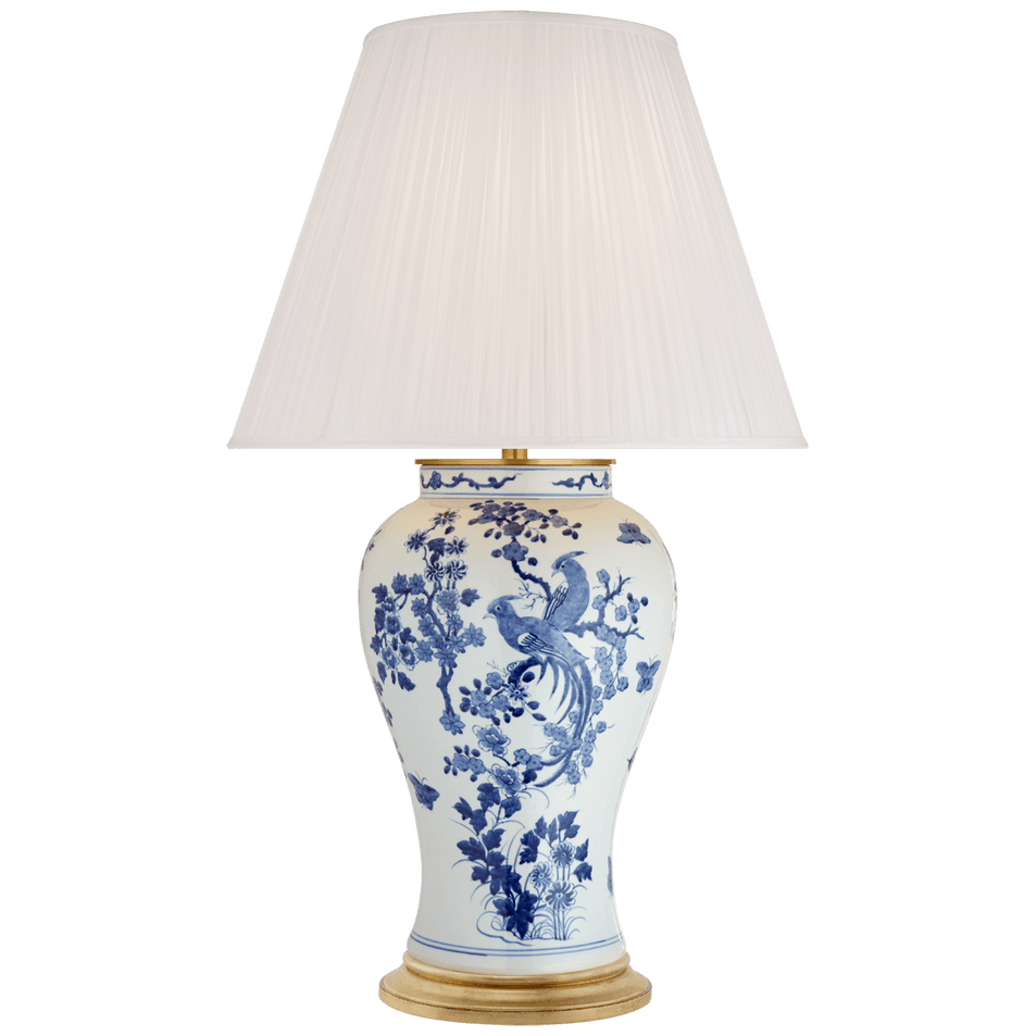 Blythe Large Table Lamp, a premium Decorative light by Visual Comfort & Co. Close - up image of its design.