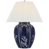 Blue and White Porcelain / Silk Pleated