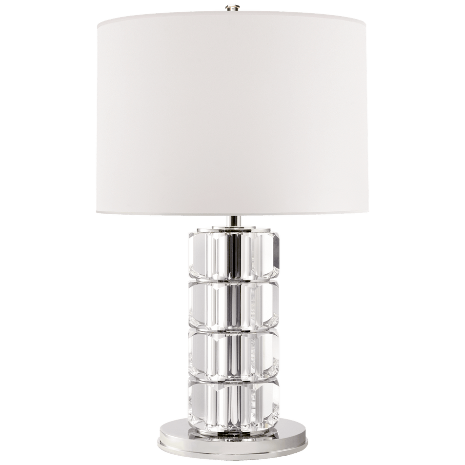 Brookings Large Table Lamp, a premium Decorative light by Visual Comfort & Co. Close - up image of its design.