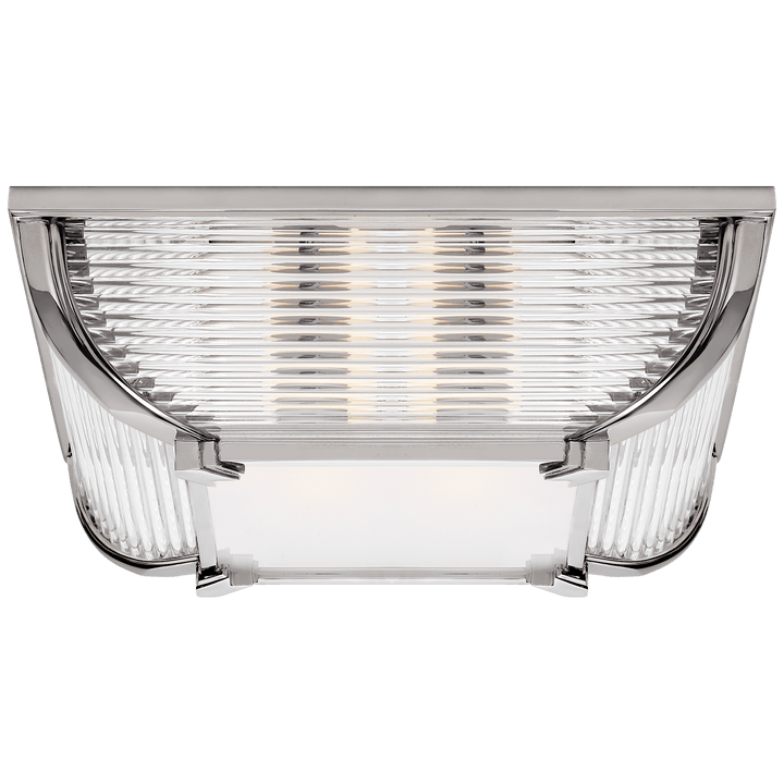 Perry Large Flush Mount, a premium Flush Mount light by Visual Comfort & Co. Close - up image of its design.