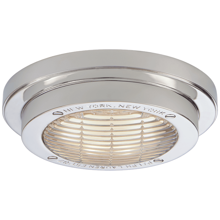Grant 6.25" Solitaire Flush Mount, a premium Flush Mount light by Visual Comfort & Co. Close - up image of its design.
