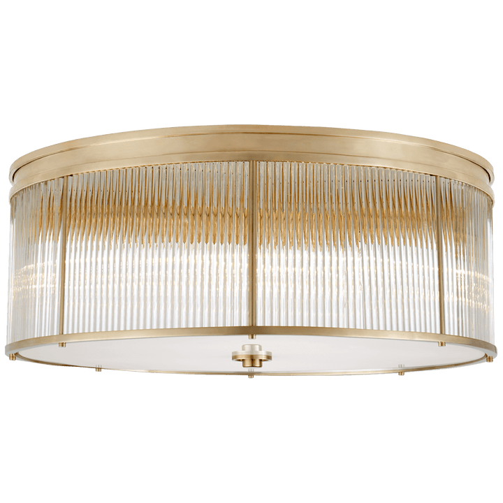 Allen Grande Flush Mount, a premium Flush Mount light by Visual Comfort & Co. Close - up image of its design.