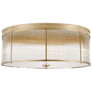 Allen Grande Flush Mount, a premium Flush Mount light by Visual Comfort & Co. Close - up image of its design.
