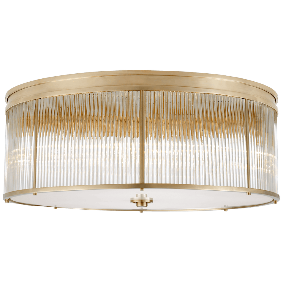 Allen Grande Flush Mount, a premium Flush Mount light by Visual Comfort & Co. Close - up image of its design.