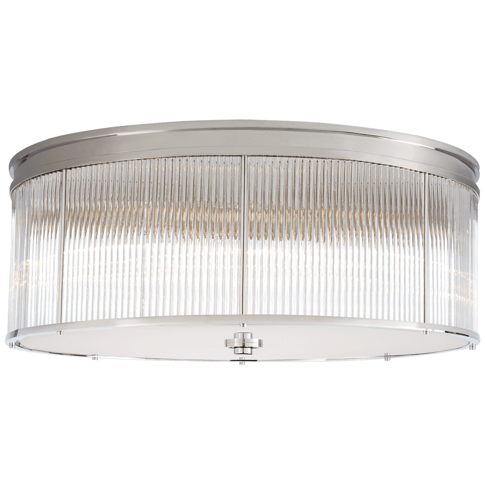Allen Grande Flush Mount, a premium Flush Mount light by Visual Comfort & Co. Close - up image of its design.