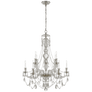 Daniela Medium Two - Tier Chandelier, a premium Chandelier light by Visual Comfort & Co. Close - up image of its design.