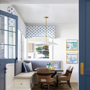 Cara Large Sculpted Pendant, a premium Pendant light by Visual Comfort & Co. Close - up image of its design.