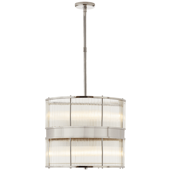 Allen Large Chandelier, a premium Chandelier light by Visual Comfort & Co. Close - up image of its design.