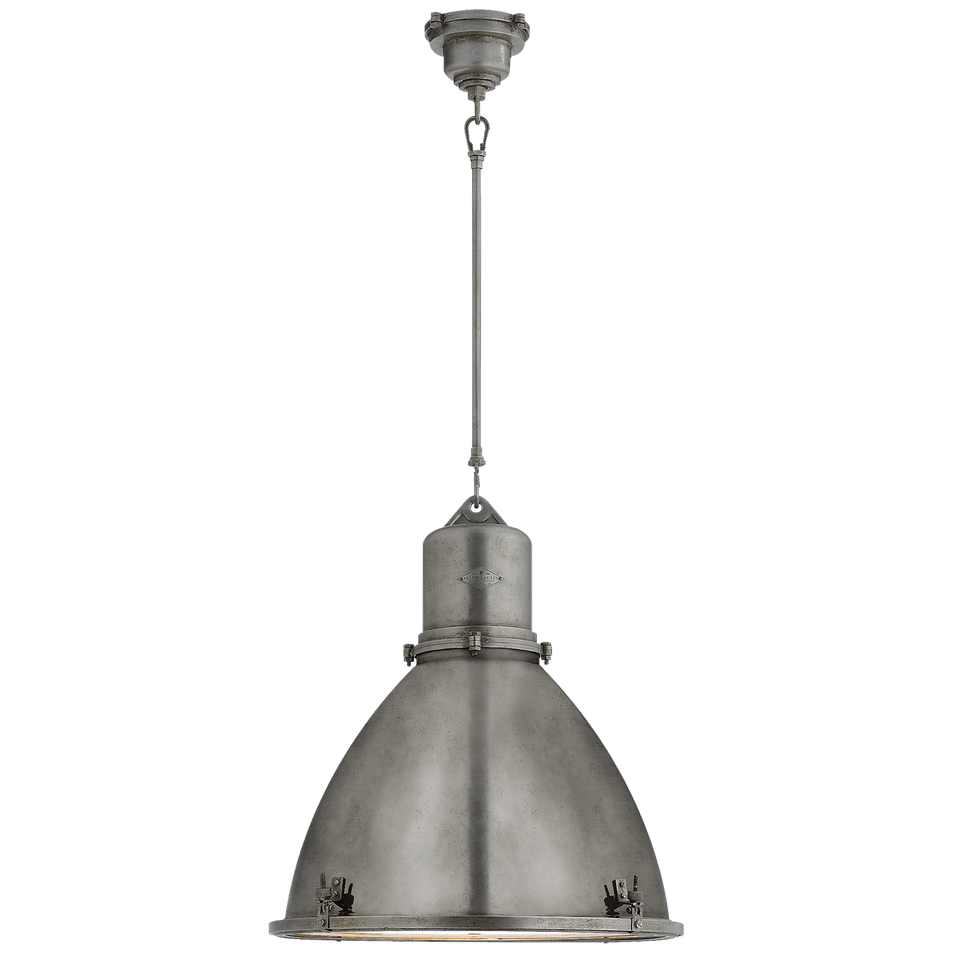 Fulton Large Pendant, a premium Pendant light by Visual Comfort & Co. Close - up image of its design.