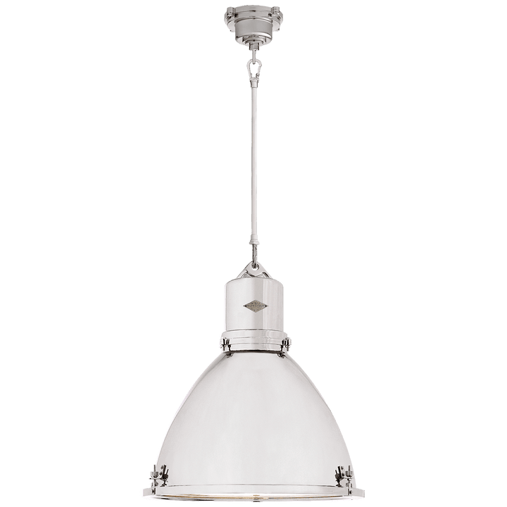 Fulton Large Pendant, a premium Pendant light by Visual Comfort & Co. Close - up image of its design.