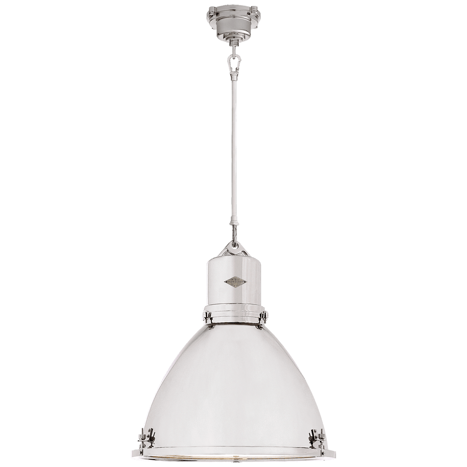 Fulton Large Pendant, a premium Pendant light by Visual Comfort & Co. Close - up image of its design.