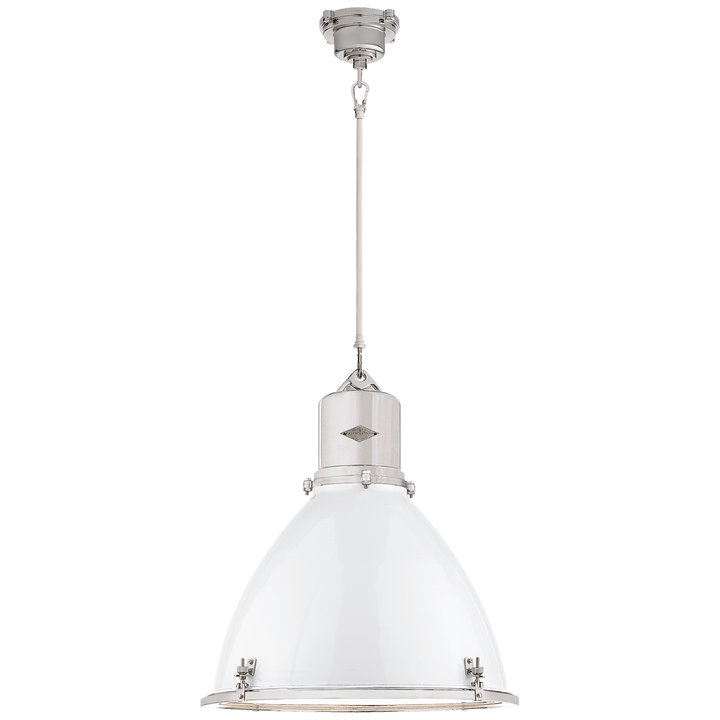 Fulton Large Pendant, a premium Pendant light by Visual Comfort & Co. Close - up image of its design.