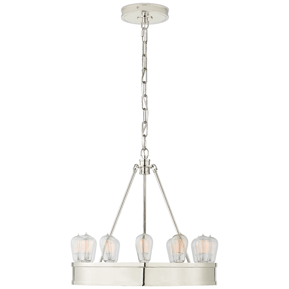 Roark 20" Modular Ring Chandelier, a premium Chandelier light by Visual Comfort & Co. Close - up image of its design.