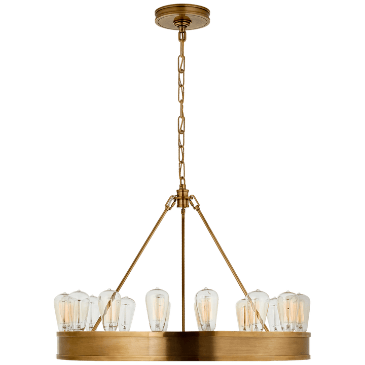 Roark 30" Modular Chandelier, a premium Chandelier light by Visual Comfort & Co. Close - up image of its design.