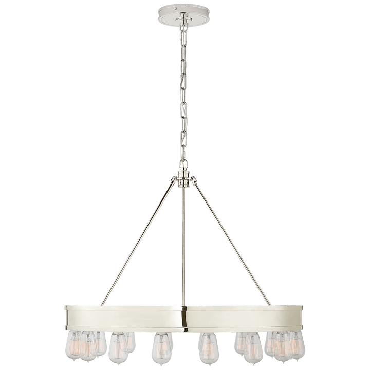 Roark 30" Modular Chandelier, a premium Chandelier light by Visual Comfort & Co. Close - up image of its design.
