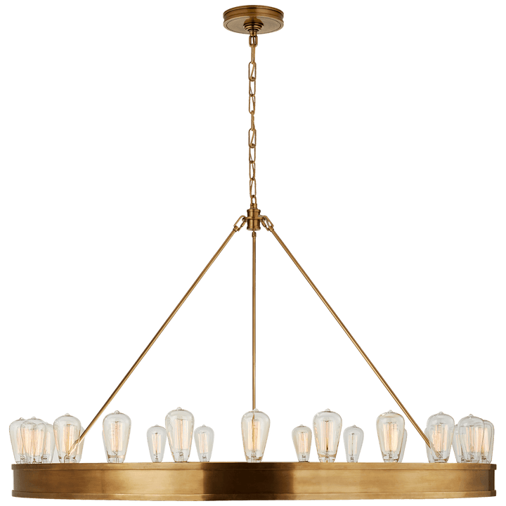 Roark 50" Modular Chandelier, a premium Chandelier light by Visual Comfort & Co. Close - up image of its design.