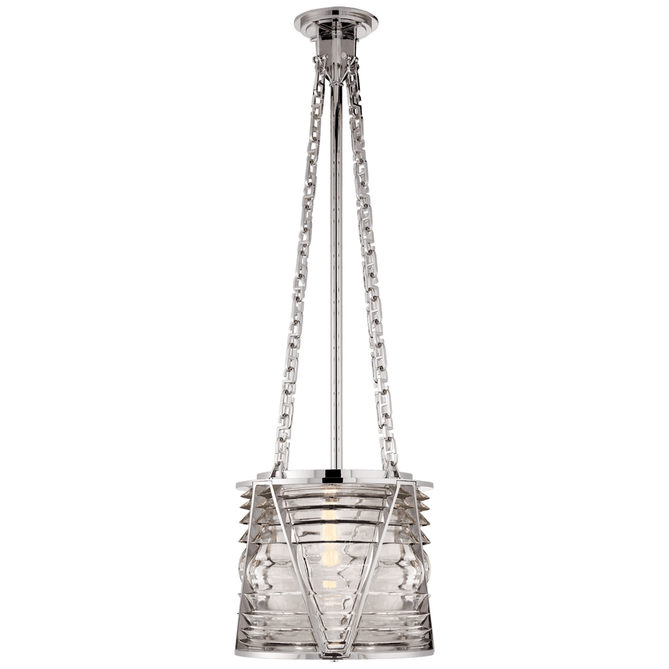 Chatham Small Lantern, a premium Lantern light by Visual Comfort & Co. Close - up image of its design.