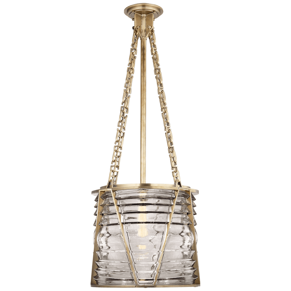 Chatham Large Lantern, a premium Lantern light by Visual Comfort & Co. Close - up image of its design.