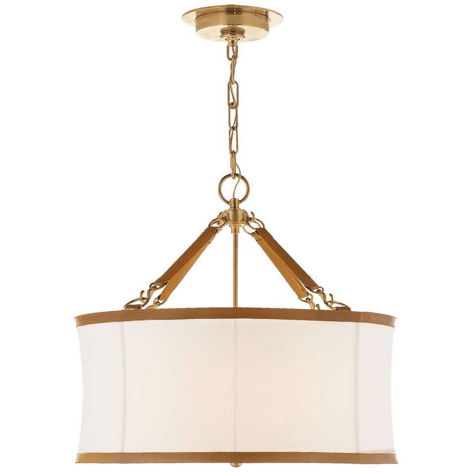 Broomfield Small Hanging Shade, a premium Hanging Shade light by Visual Comfort & Co. Close - up image of its design.