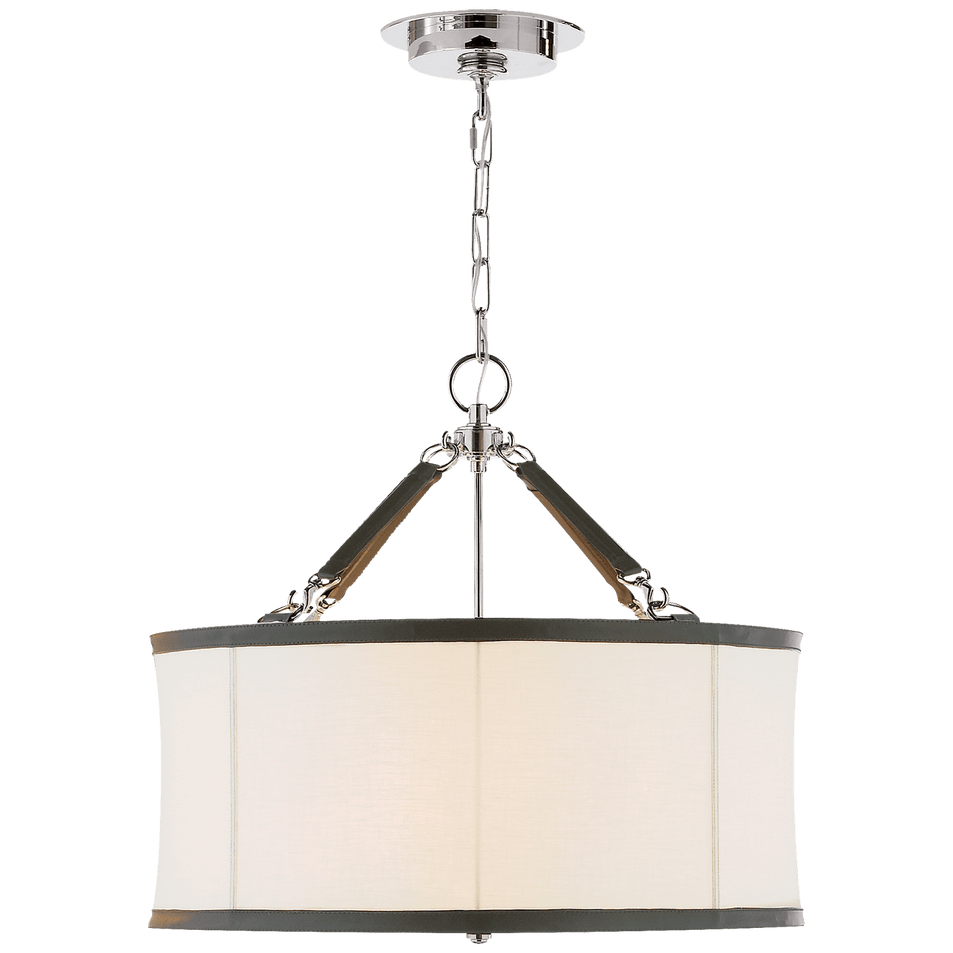Broomfield Small Hanging Shade, a premium Hanging Shade light by Visual Comfort & Co. Close - up image of its design.