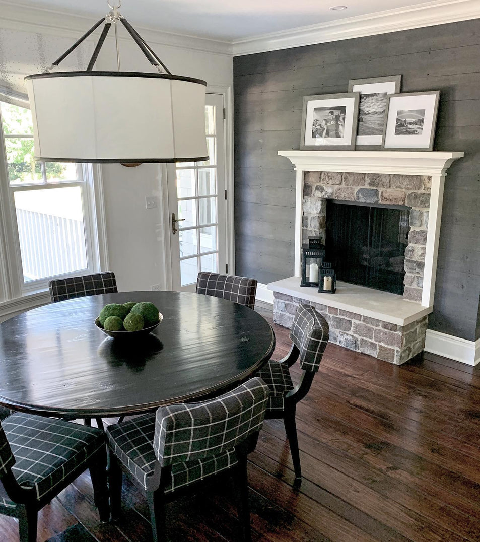 Broomfield Large Hanging Shade, a premium Hanging Shade light by Visual Comfort & Co. Close - up image of its design.