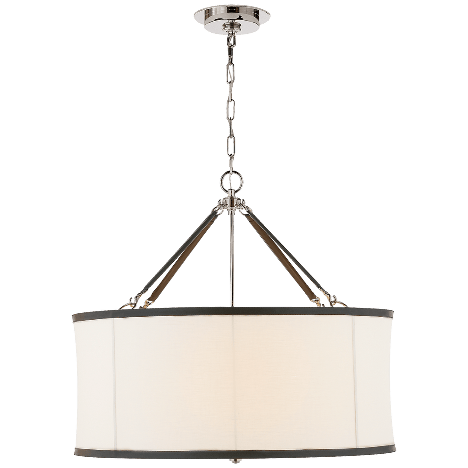 Broomfield Large Hanging Shade, a premium Hanging Shade light by Visual Comfort & Co. Close - up image of its design.