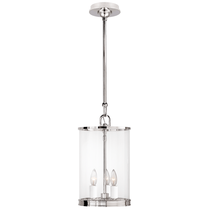 Modern Small Lantern, a premium Lantern light by Visual Comfort & Co. Close - up image of its design.