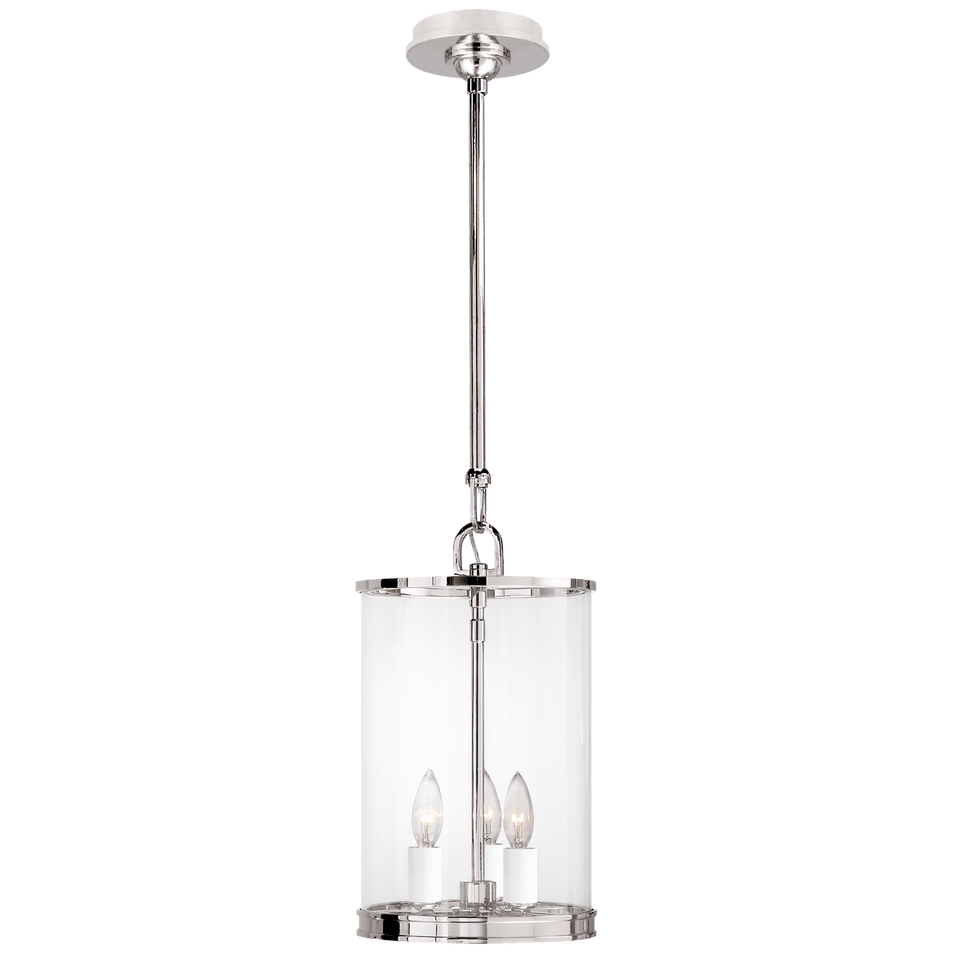 Modern Small Lantern, a premium Lantern light by Visual Comfort & Co. Close - up image of its design.