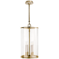 Modern Large Lantern, a premium Lantern light by Visual Comfort & Co. Close - up image of its design.
