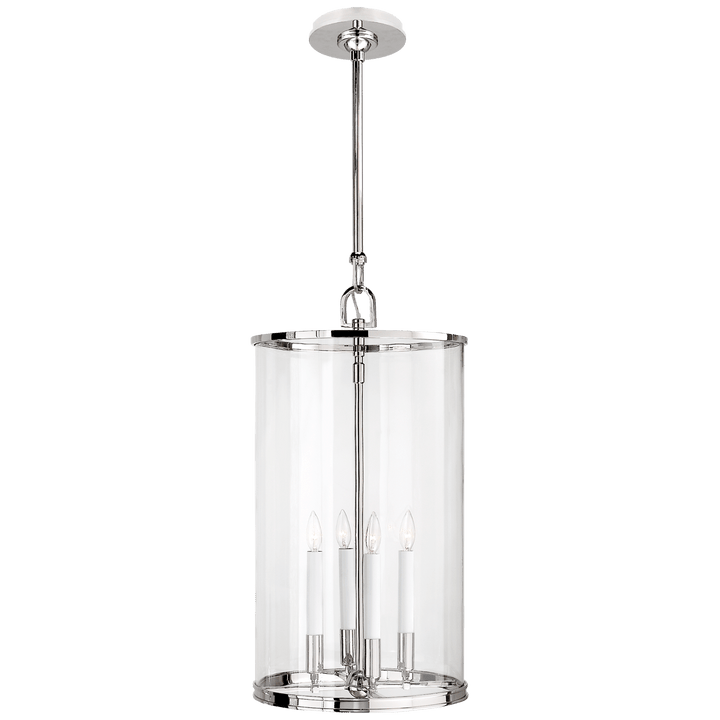 Modern Large Lantern, a premium Lantern light by Visual Comfort & Co. Close - up image of its design.