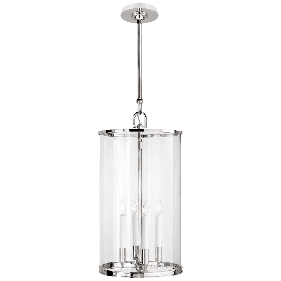 Modern Large Lantern, a premium Lantern light by Visual Comfort & Co. Close - up image of its design.