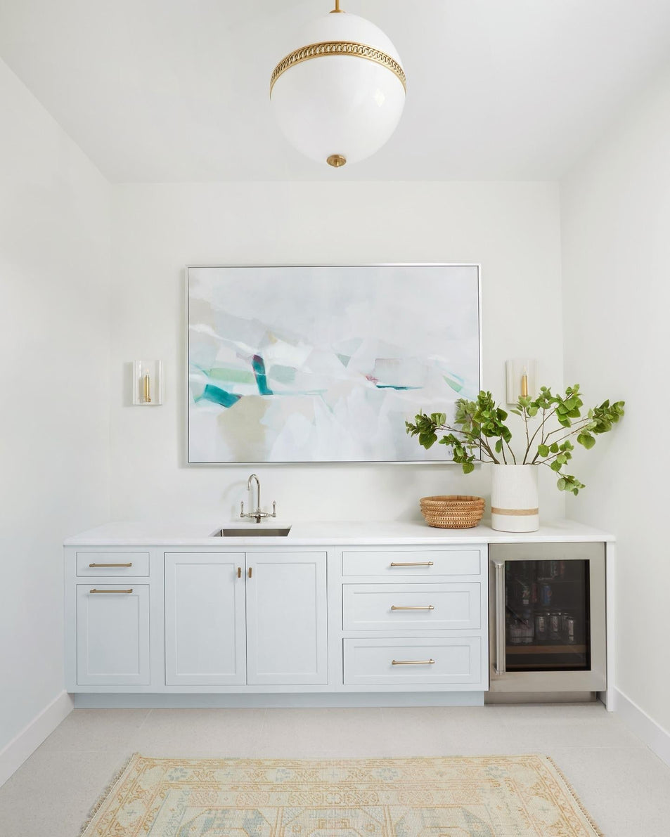 Hendricks Large Globe Pendant, a premium Pendant light by Visual Comfort & Co. Close - up image of its design.