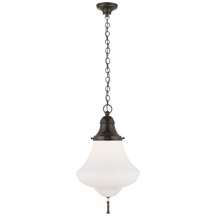 Xavier Small Pendant, a premium Pendant light by Visual Comfort & Co. Close - up image of its design.