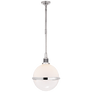 McCarren Large Globe Pendant, a premium Pendant light by Visual Comfort & Co. Close - up image of its design.