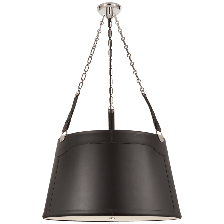 Karlie Large Hanging Shade, a premium Hanging Shade light by Visual Comfort & Co. Close - up image of its design.