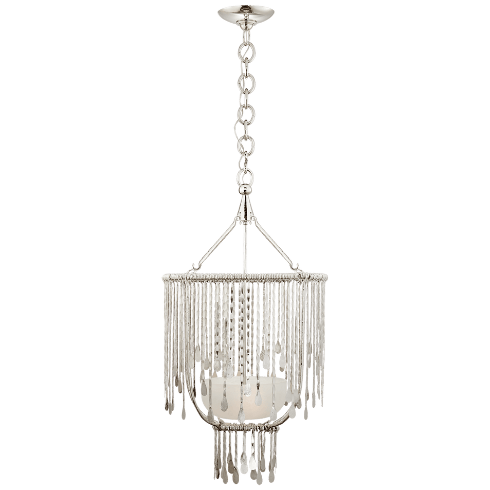 Kayla Small Sculpted Chandelier, a premium Chandelier light by Visual Comfort & Co. Close - up image of its design.