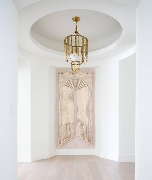 Kayla Medium Sculpted Chandelier, a premium Chandelier light by Visual Comfort & Co. Close - up image of its design.