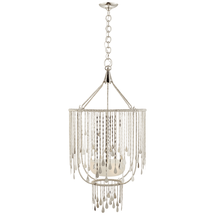 Kayla Medium Sculpted Chandelier, a premium Chandelier light by Visual Comfort & Co. Close - up image of its design.