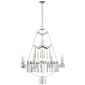 Natalie Large Chandelier, a premium Chandelier light by Visual Comfort & Co. Close - up image of its design.