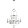 Natalie Large Chandelier, a premium Chandelier light by Visual Comfort & Co. Close - up image of its design.