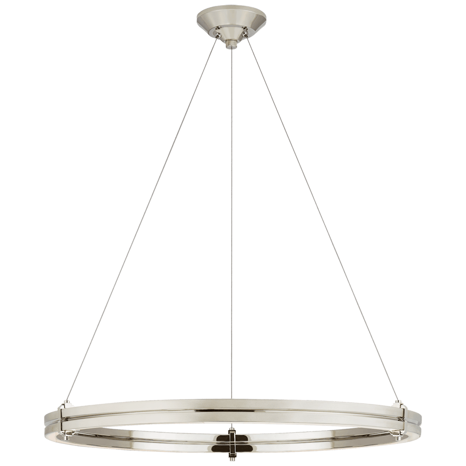 Paxton 32" Ring Chandelier, a premium Chandelier light by Visual Comfort & Co. Close - up image of its design.