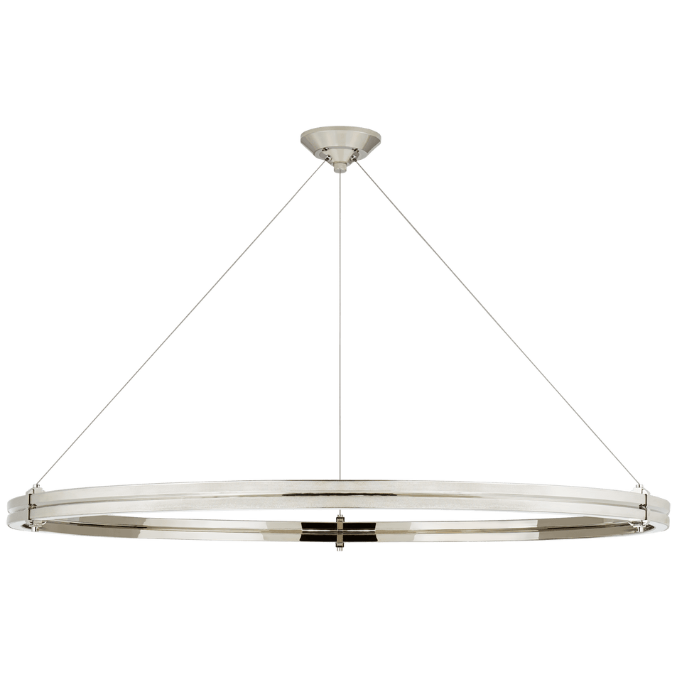 Paxton 48" Ring Chandelier, a premium Chandelier light by Visual Comfort & Co. Close - up image of its design.