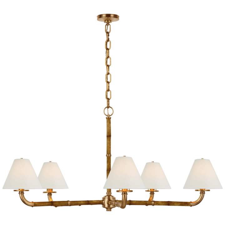 Dalfern Large Chandelier, a premium Chandelier light by Visual Comfort & Co. Close - up image of its design.