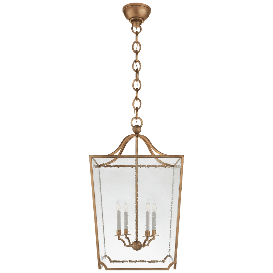 Beatrice Large Lantern, a premium Lantern light by Visual Comfort & Co. Close - up image of its design.