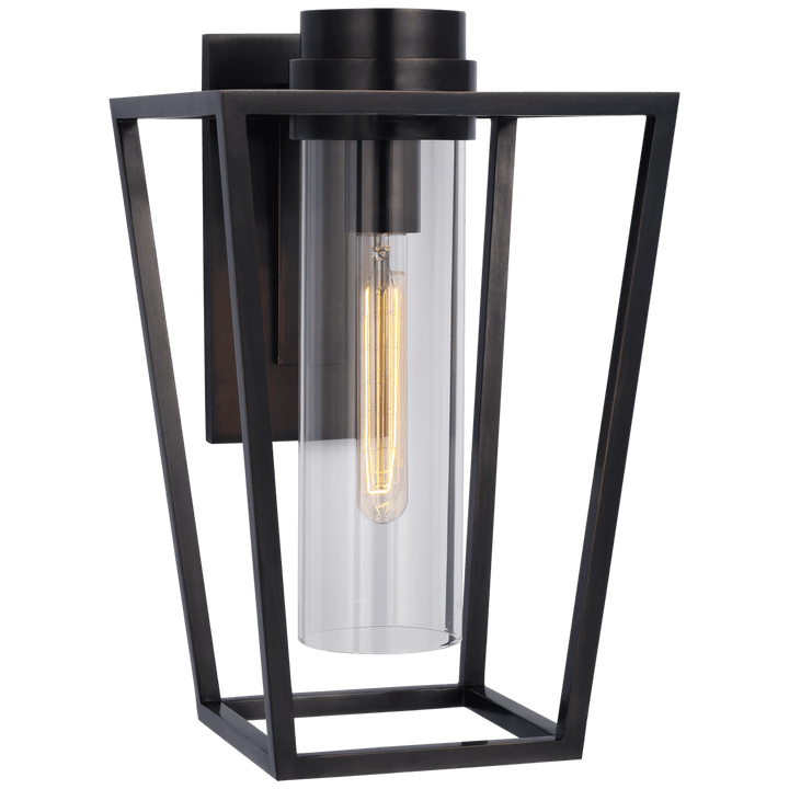 Presidio Small Bracketed Sconce, a premium Decorative light by Visual Comfort & Co. Close - up image of its design.