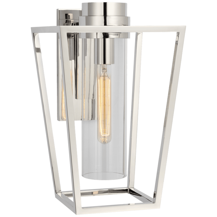 Presidio Small Bracketed Sconce, a premium Decorative light by Visual Comfort & Co. Close - up image of its design.