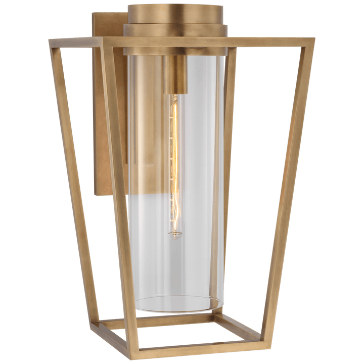 Presidio Medium Bracketed Sconce, a premium Decorative light by Visual Comfort & Co. Close - up image of its design.