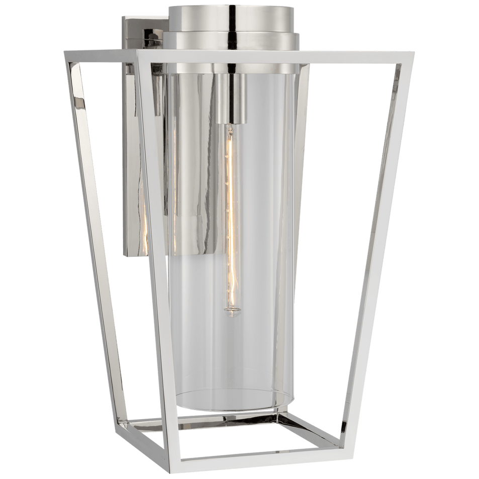 Presidio Medium Bracketed Sconce, a premium Decorative light by Visual Comfort & Co. Close - up image of its design.